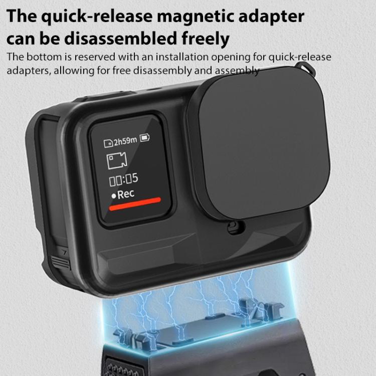 For Insta360 Ace Pro Silicone Protective Case with Wrist Strap & Lens Cover, For Insta360 Ace Pro