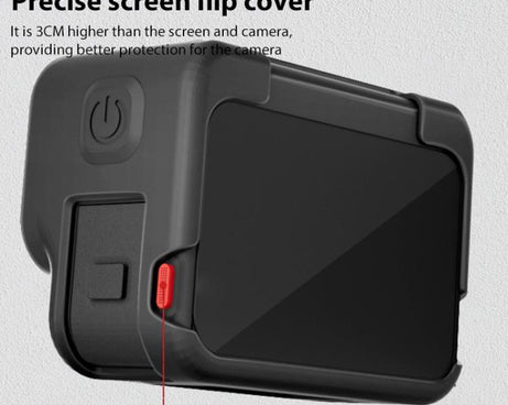 For Insta360 Ace Pro Silicone Protective Case with Wrist Strap & Lens Cover, For Insta360 Ace Pro