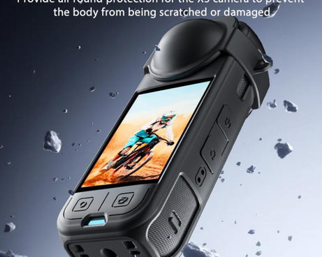 For Insta360 X5 Camera Body Cover Silicone Case with Lens Cover