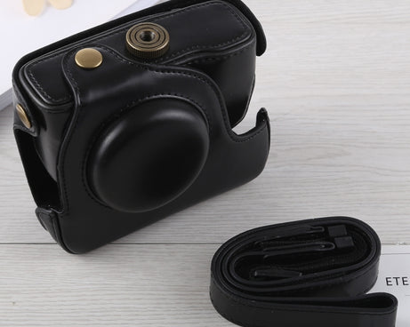 Full Body Camera PU Leather Case Bag with Strap for Canon G16, For G16