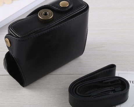 Full Body Camera PU Leather Case Bag with Strap for Canon G16, For G16