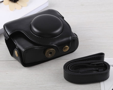 Full Body Camera PU Leather Case Bag with Strap for Canon G16, For G16