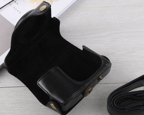 Full Body Camera PU Leather Case Bag with Strap for Canon G16, For G16