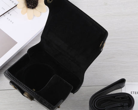 Full Body Camera PU Leather Case Bag with Strap for Canon G16, For G16