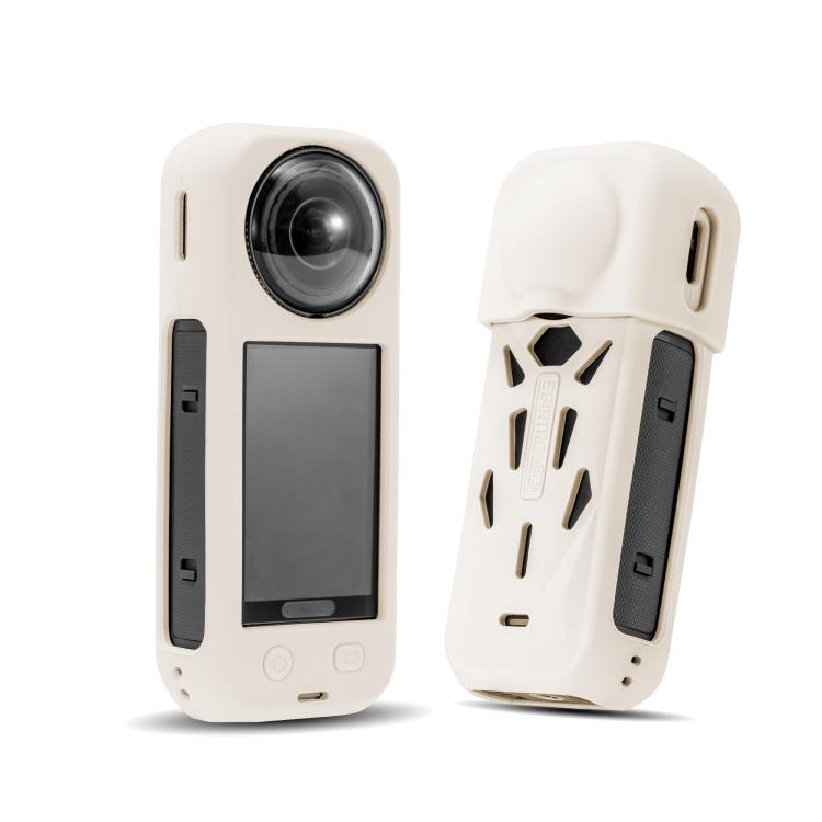 For Insta360 X5 STARTRC Silicone Protective Cover with Lens Cover