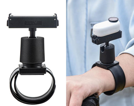For Insta360 GO 3S / GO 3 STARTRC Silicone Wristband Snap Ring Quick Release Fixed Adapter Mount