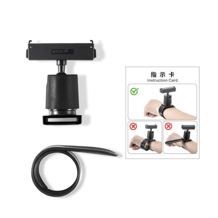 For Insta360 GO 3S / GO 3 STARTRC Silicone Wristband Snap Ring Quick Release Fixed Adapter Mount