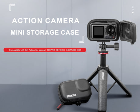 STARTRC Camera PU Carry Case For Insta360 GO3 / DJI Action 3 / 4