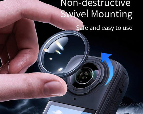 For insta360 X5 STARTRC Swivel Protective Lens Guad Glass Lens Cover