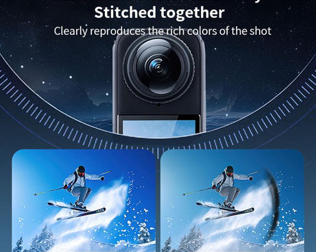 For insta360 X5 STARTRC Swivel Protective Lens Guad Glass Lens Cover