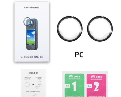 For insta360 X5 STARTRC Swivel Protective Lens Guad PC Lens Cover