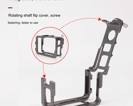 For Insta360 Ace Pro / Ace Aluminum Alloy Metal Rabbit Cage Frame