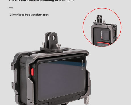 For Insta360 Ace Pro / Ace Aluminum Alloy Metal Rabbit Cage Frame