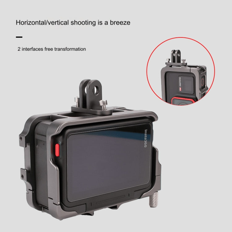 For Insta360 Ace Pro / Ace Aluminum Alloy Metal Rabbit Cage Frame