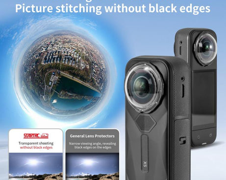 For Insta360 X5 STARTRC Slim Protective Lens Guad PC Lens Cover