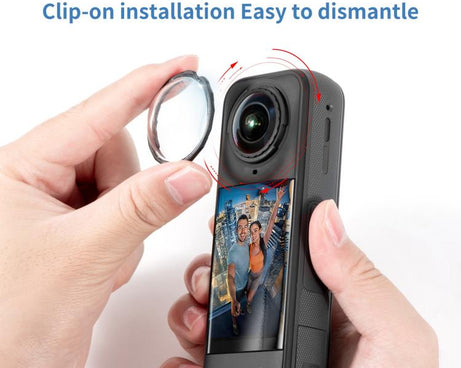 For Insta360 X5 STARTRC Slim Protective Lens Guad PC Lens Cover