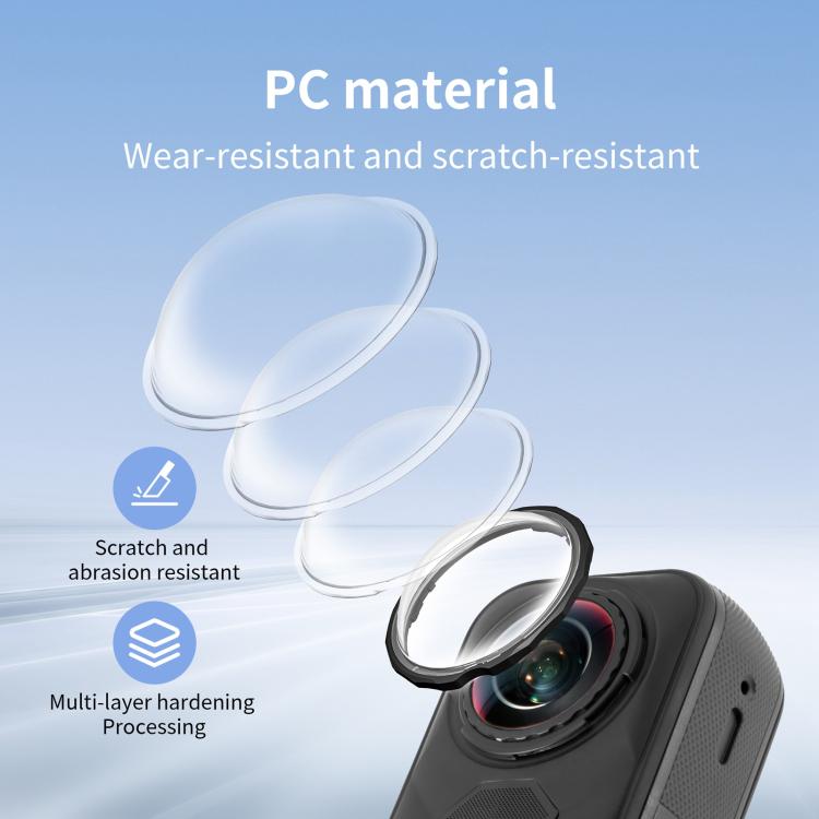 For Insta360 X5 STARTRC Slim Protective Lens Guad PC Lens Cover