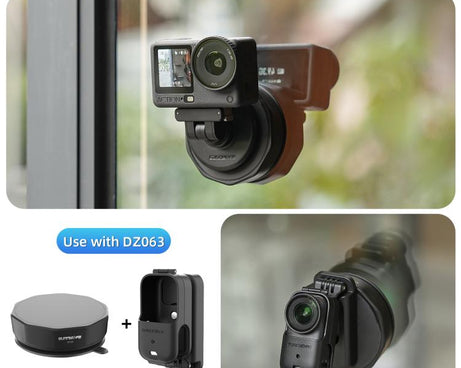 Sunnylife Universal Suction Cup Adapter Base Strong Suction Sucker for Action Camera