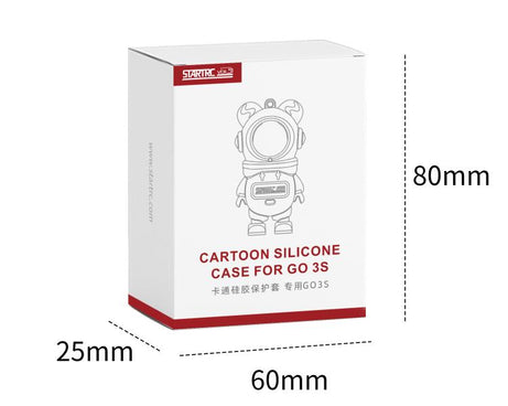 For Insta360 GO 3S STARTRC Cartoon Silicone Protective Case