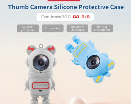 For Insta360 GO 3S STARTRC Cartoon Silicone Protective Case