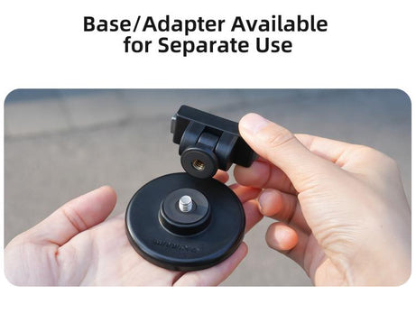 Sunnylife Quick-Release Magnetic Base Mount 1/4 180 Tilt Adjustable Tabletop Base Bracket For Insta360 X4 Air / X5 / Ace / Ace Pro 2 / 1, DZ-142 For Insta360 X4 Air / X5