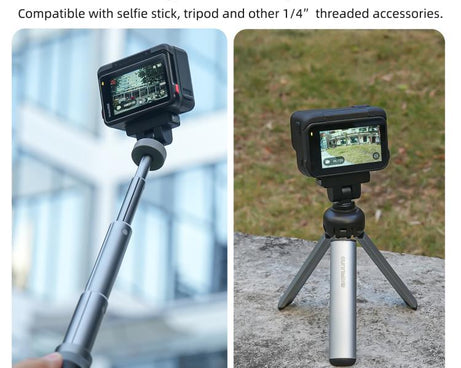 Sunnylife Quick-Release Magnetic Base Mount 1/4 180 Tilt Adjustable Tabletop Base Bracket For Insta360 X4 Air / X5 / Ace / Ace Pro 2 / 1, DZ-142 For Insta360 X4 Air / X5