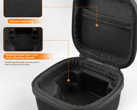 For Insta360 Link 2 / 2C / 2 Pro STARTRC Mini Portable Body Diamond Texture PU Storage Bag, For Insta360 Link 2