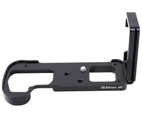 FITTEST LB-GH5 Vertical Shoot Quick Release L Plate Bracket Base Holder for Panasonic LUMIX GH5 Camera Metal Ballhead, Panasonic LUMIX GH5