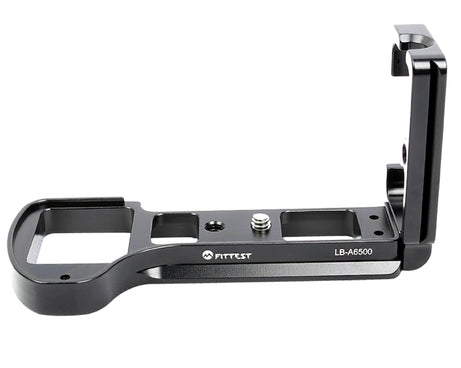 FITTEST LB-A6500 Vertical Shoot Quick Release L Plate Bracket Base Holder for Sony  ILCE-6500 (A6500) Camera Metal Ballhead
