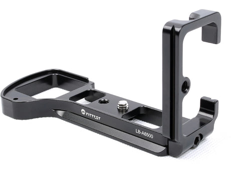 FITTEST LB-A6500 Vertical Shoot Quick Release L Plate Bracket Base Holder for Sony  ILCE-6500 (A6500) Camera Metal Ballhead