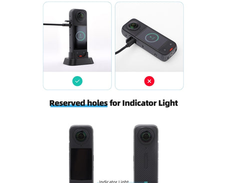 For Insta360 X4 Sunnylife Desktop Stand Base