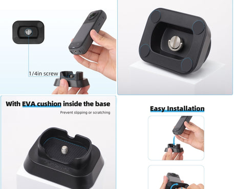 For Insta360 X4 Sunnylife Desktop Stand Base