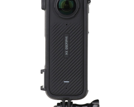 For Insta360 X4 Cold Shoe ABS Plastic Protective Frame with Adapter Mount & Screw, ABS Frame
