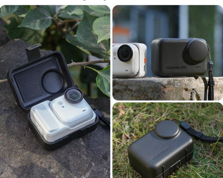 For Insta360 GO Ultra Sunnylife Portable Protective Case Shock-proof Dust-proof Storage Box with Lanyard, For Insta360 GO Ultra