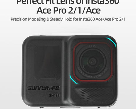 For Insta360 Ace / Ace Pro 2 / 1 Sunnylife Portable Protective Case Shock-proof Dust-proof Storage Box with Lanyard, For Insta360 Ace / Ace Pro 2 / 1