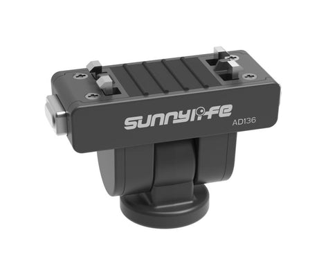 Sunnylife Magnetic Quick Release Adapter Mount 1/4 180 Tilt Adjustable Selfie Stick Adapter Stand for Insta360 X4 Air / X5 / Ace Pro 2 / 1 / Ace, AD136 For Insta360 X4 Air / X5