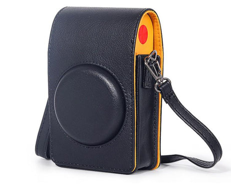 Vertical Full Body Camera Vegan Leather Case Bag with Strap For Kodak MiniShot2 Era MS200, For Kodak MINI SHOT 2 ERA MS200