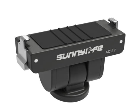 For Insta360 GO Ultra Sunnylife Magnetic Quick Release Adapter Mount 1/4 Interface 180 Tilt Adjustable Selfie Stick Adapter Stand, AD137 For Insta360 GO Ultra