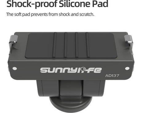 For Insta360 GO Ultra Sunnylife Magnetic Quick Release Adapter Mount 1/4 Interface 180 Tilt Adjustable Selfie Stick Adapter Stand, AD137 For Insta360 GO Ultra