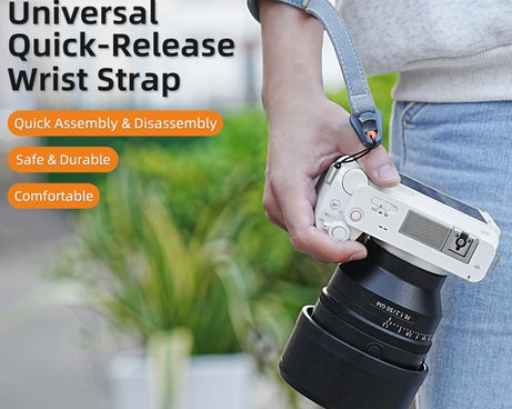 Sunnylife Universal Quick-Release Wrist Strap Adjustable Wrist Lanyard Soft Safe Rope for Action Camera