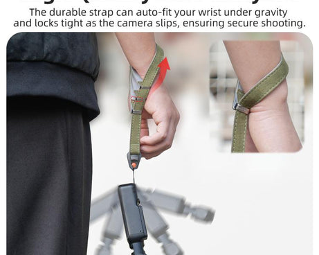 Sunnylife Universal Quick-Release Wrist Strap Adjustable Wrist Lanyard Soft Safe Rope for Action Camera