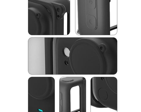 For Insta360 Go Ultra Silicone Protective Cover with Strap