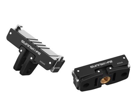 For Insta360 GO Ultra Sunnylife Magnetic Quick Release Adapter Mount Foldable Base Dual-Claws 1/4 Adapter