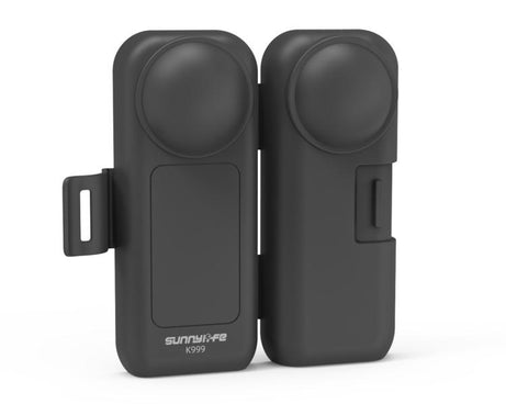 For Insta360 X5 / X4 Sunnylife Integrated Lens Screen Protective Cover Camera Case with Strap