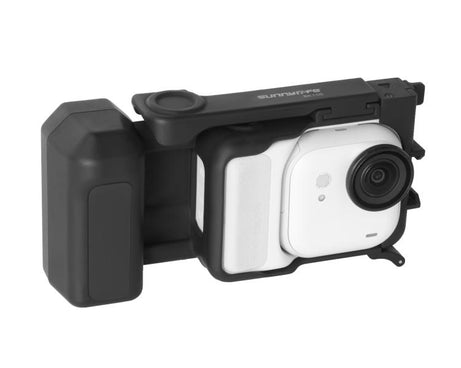 For Insta360 GO Ultra Sunnylife Street Photography Handle Ergonomic Hand Grip Quick Release Shutter Handle, For Insta360 GO Ultra (Black), For Insta360 GO Ultra (White)