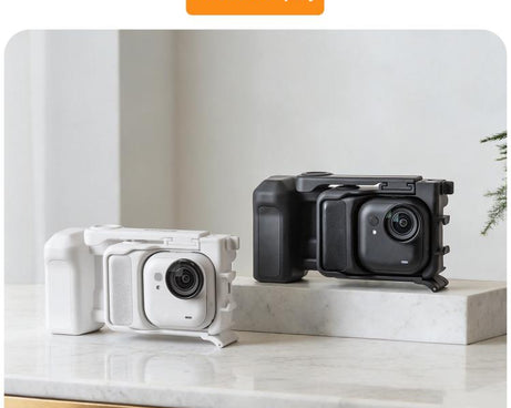 For Insta360 GO Ultra Sunnylife Street Photography Handle Ergonomic Hand Grip Quick Release Shutter Handle, For Insta360 GO Ultra (Black), For Insta360 GO Ultra (White)