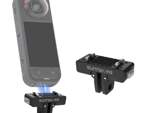 Sunnylife Magnetic Quick Release Adapter Mount Action Camera Foldable Cam Stand For Insta360 X5 / Ace / Ace Pro 2 / 1
