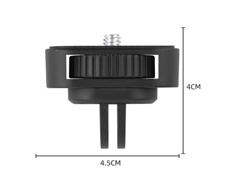 1/4 inch Screw Adjustable ABS Action Camera Tripod Adapter