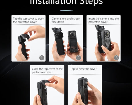 For Insta360 X4 Screen Lens Protective Cover