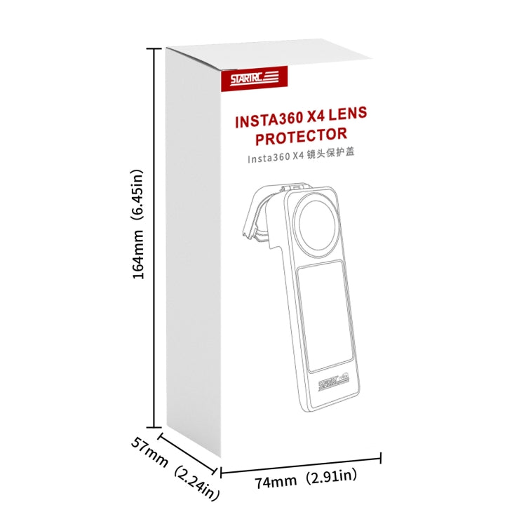 For Insta360 X4 Screen Lens Protective Cover